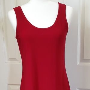 Devilishly Red Slip-on Dress